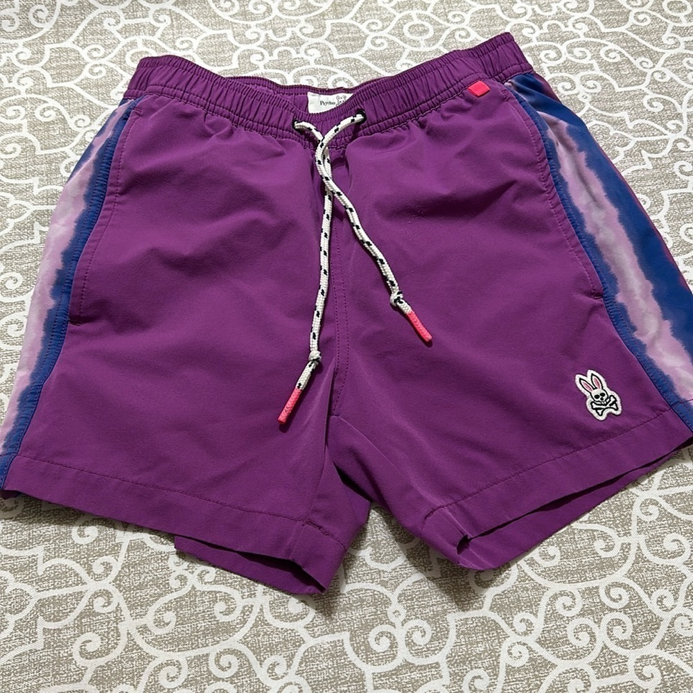 mens womens psycho bunny swim trunks sz xxs